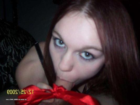16P Pitcures of a hot brunette bondage GF giving a BJ and getting fucked