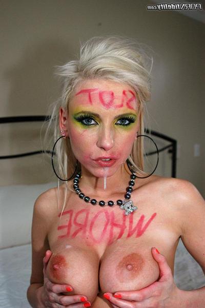 16P Busty blonde babe Giselle gets fucked very rough