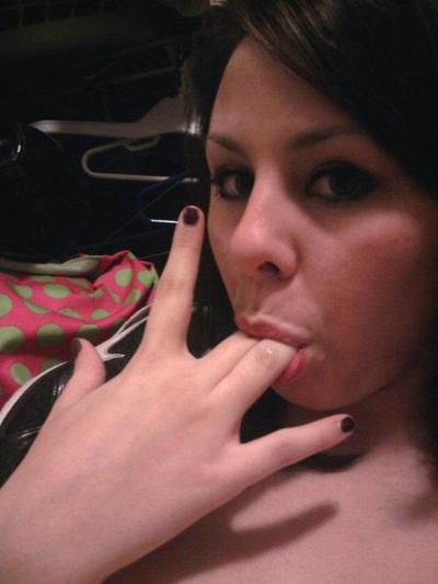 15P Pictures of a busty brunette teen gf taking pics of herself