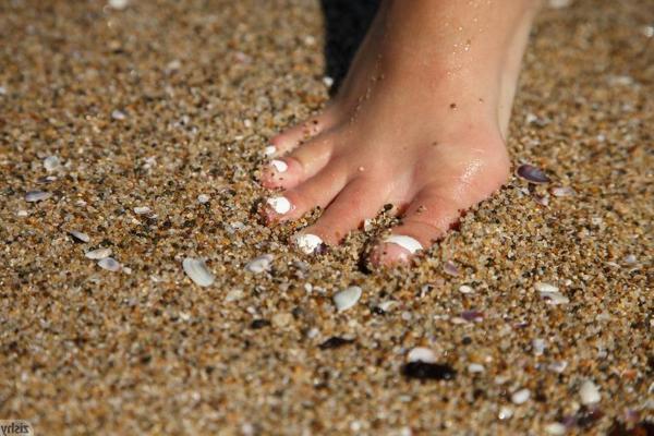 8P Brunette coed Bea Wolf teases on the beach in "Real Beachy"