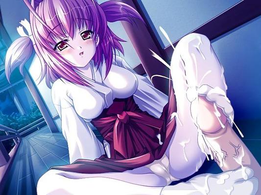 10P Hentai Footjob 4
