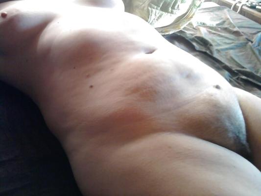 21P Erotic mature body on the bed(45y.o.)