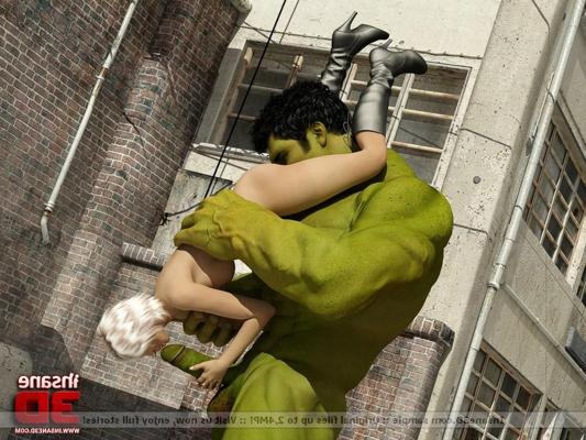 8P 3d sex pictures with monster Hulk