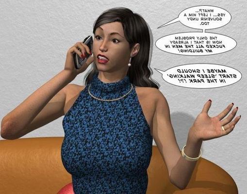 15P Cheating latina housewife 3d sex comics anime about voyeur sex