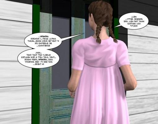 17P Voyeur orgasm of pregnant chubby 3D sex comics