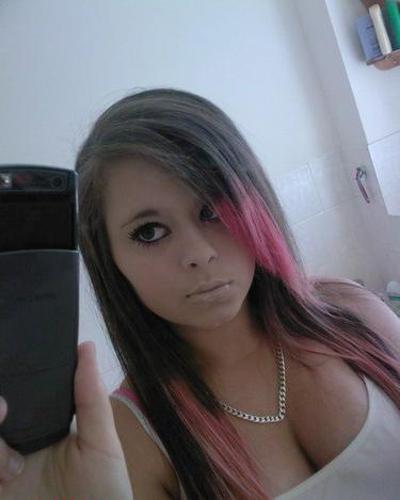 12P Cute girls with cell phones taking self photos