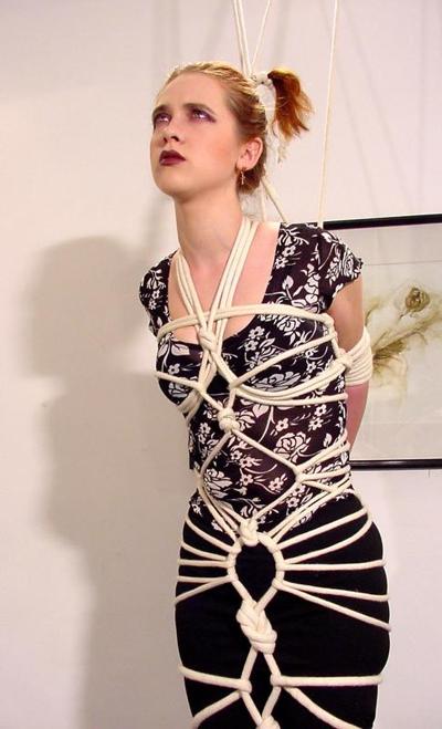 16P Teen Webby hair tied and redhead amateur babes nn bondage
