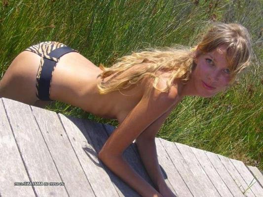 12P Collection of an amateur chick being a tease outdoors