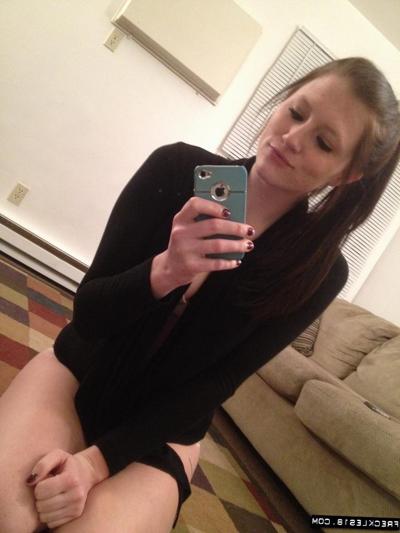 12P Freckled teen selfies