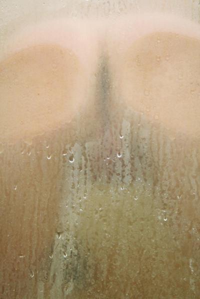 15P Teen Kimmy lets the water stream and stroke her private parts