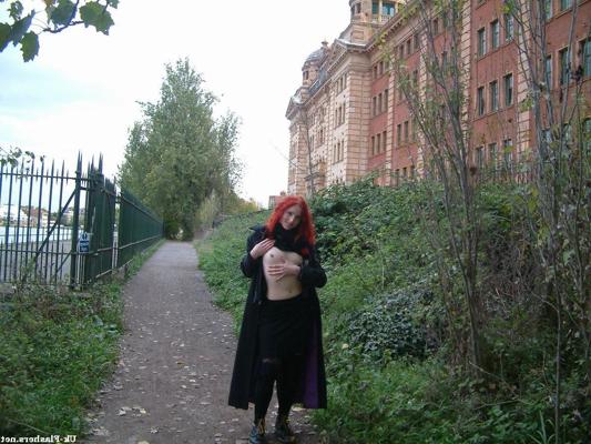 16P Naughty amateur redhead Monica shows shes a true exhibitionist