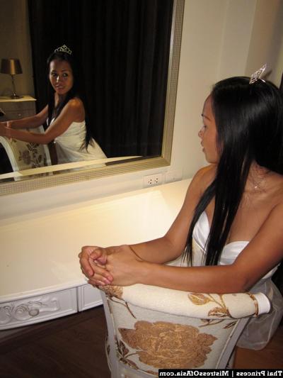 12P Thai Princess in front of mirror