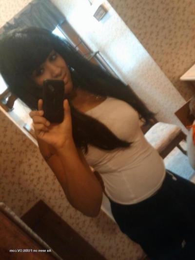 10P Hot photo compilation of a naughty black chick flashing her huge tits