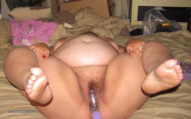 10P huge blonde bbw gf playing with a strapon dildo