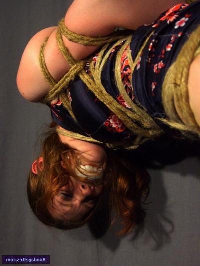 16P Goth suspension bondage of alternative fetish babe