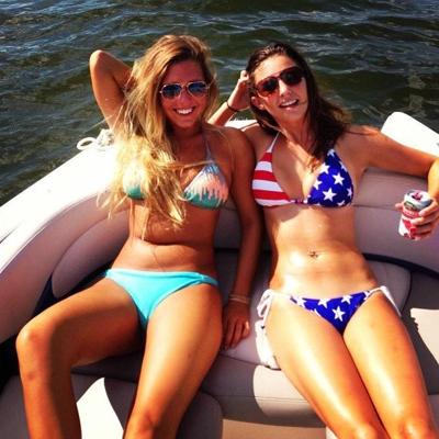 15P Gorgeous patriotic teens showing off in self shot pics