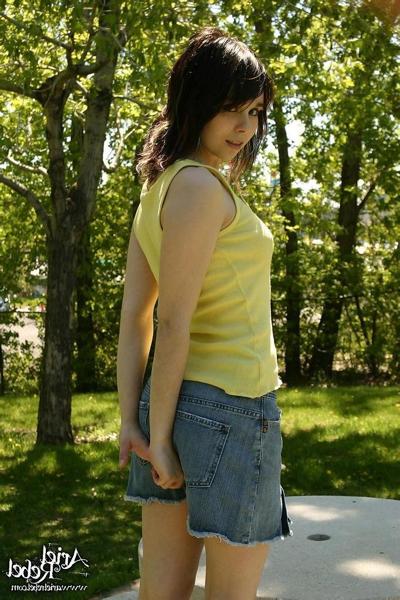 15P Teen Ariel in the park!