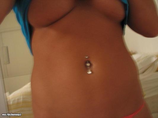 15P Sweet amateur chick showing hot perfect tits