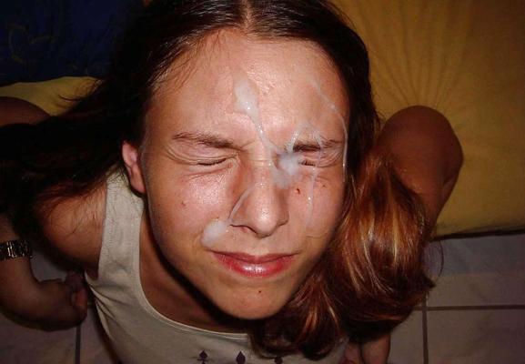 16P Amateur cuties covered by cum