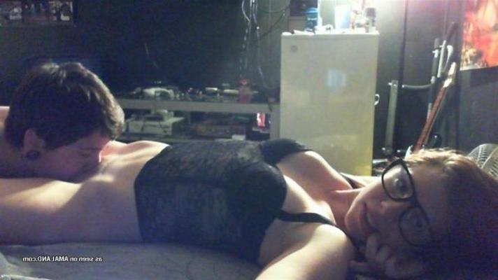 11P Horny wild amateur nerdy cocksucking gf gets her cunt licked
