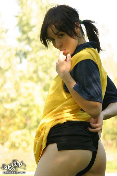15P Amateur teen playing soccer!