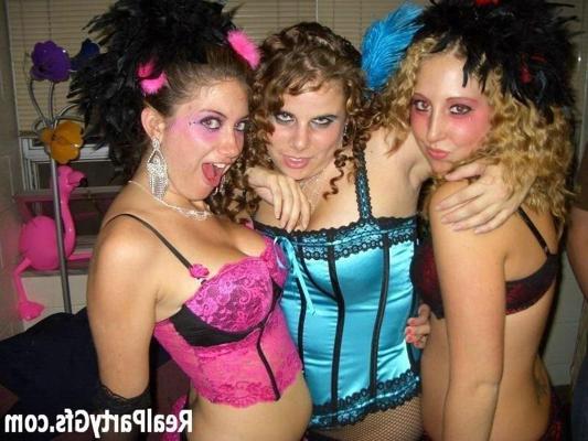 16P Crazy teen party girls get wasted and flaunt their big boobies