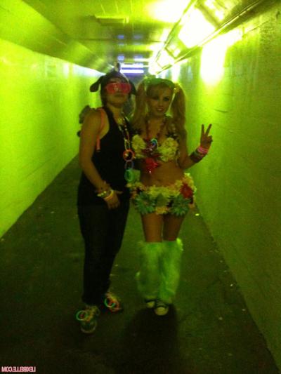 15P Lexi Belle collected these photos while partying in costume