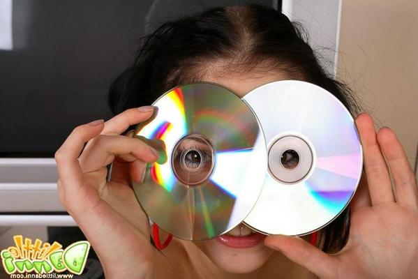 15P Pigtailed teen fools around in white cotton panties