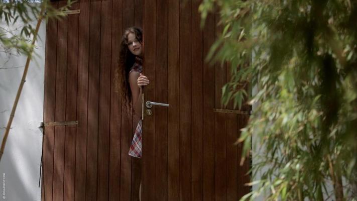 15P Sexy wet teen having fun in the backyard