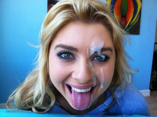 10P Loira Sexy namorada chupa e fica facial