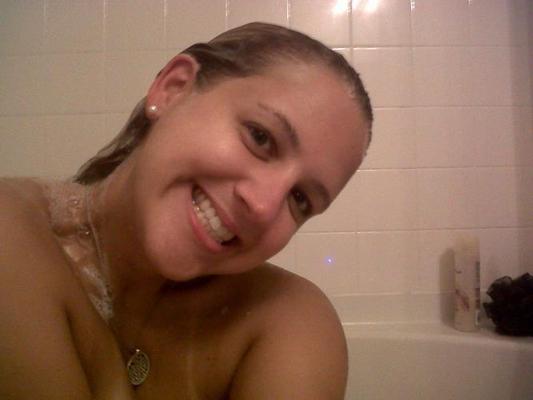 10P Amateur blonde girl taking pics her tits of herself in the bathroom