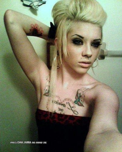 10P Emo and goth gfs posing and selfshot pics 9