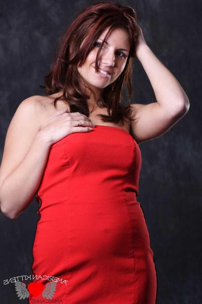 18P Andera Renolds red dress