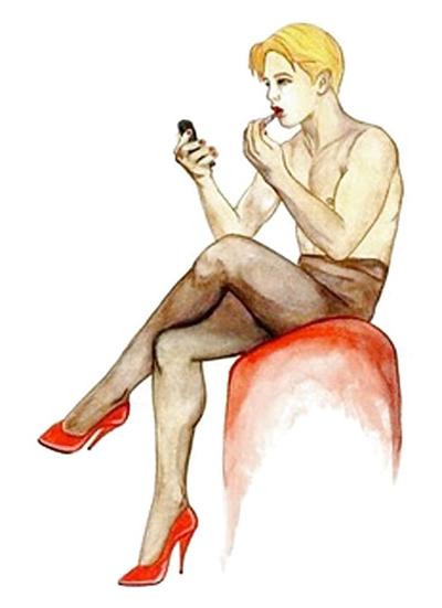 25P Sissy Pantyhose Art