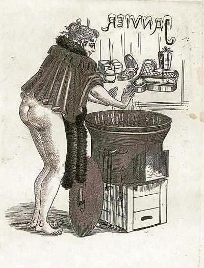 13P Erotic Calendars 1 - France c. 1880