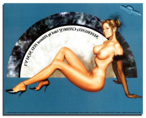 15P Mariah Carey in doggie position wearing a thong and getting hot