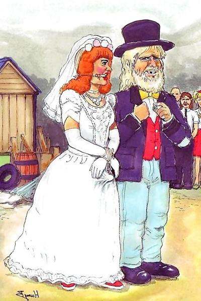 15P Sissy Wedding toon