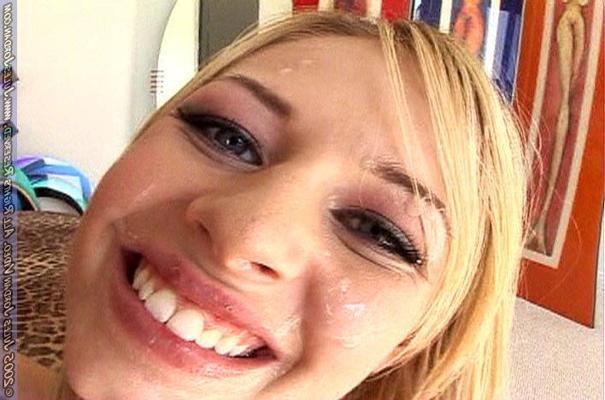 15P Big ass blonde gets assfucked by a massive cock and facialized