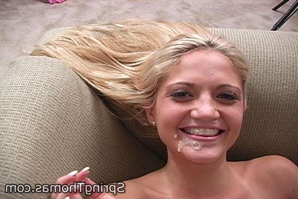 16P Nasty little blonde teen anal training session
