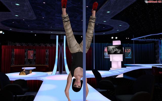 8P 3d animated babe free running in a strip club