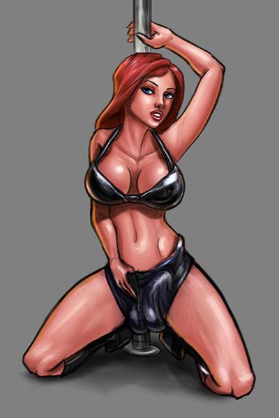 13P REdhead futanari porn