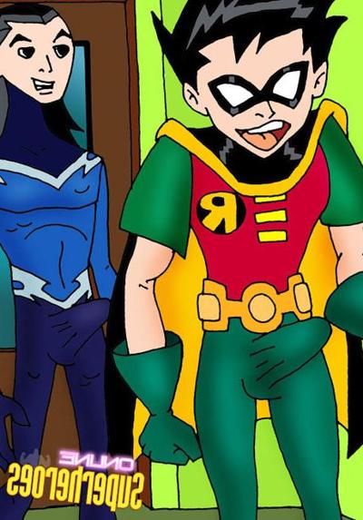 12P Superhero Robin fucks girl