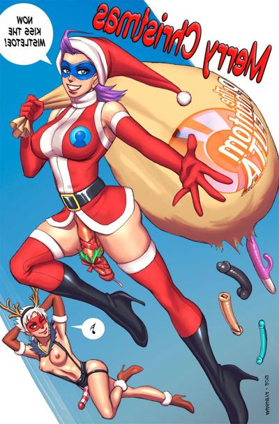 8P Merry Xmas anime shemales