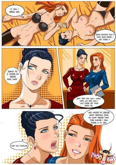 12P Shemale fucks female comic