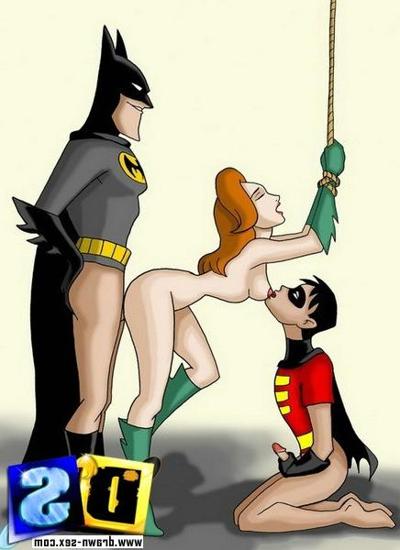 12P Batman and Batgirl banging like mad rabbits