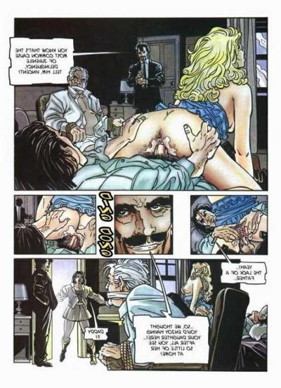 12P Porno comix with blonde on stick
