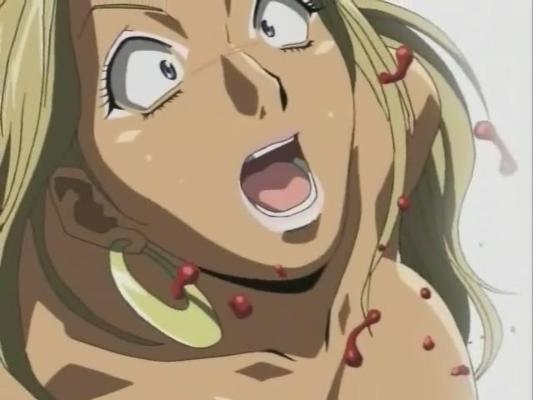12P Dirty anime with chick forced to jump pecker