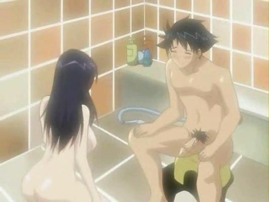 12P Exclusive hentai images with cock ridden by two chicks