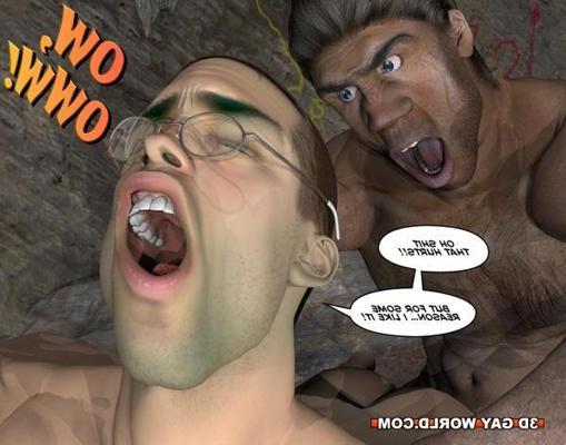 16P Cretaceous cock 3D gay cartoon anime gay hentai art