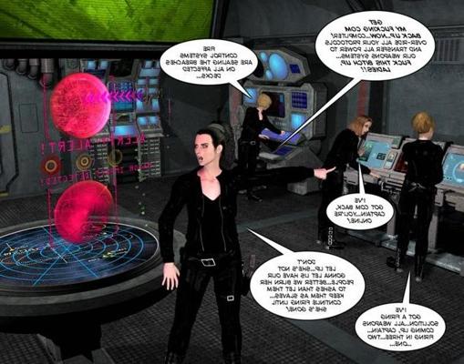 16P Gyno slaves of machines 3D bizarre comics